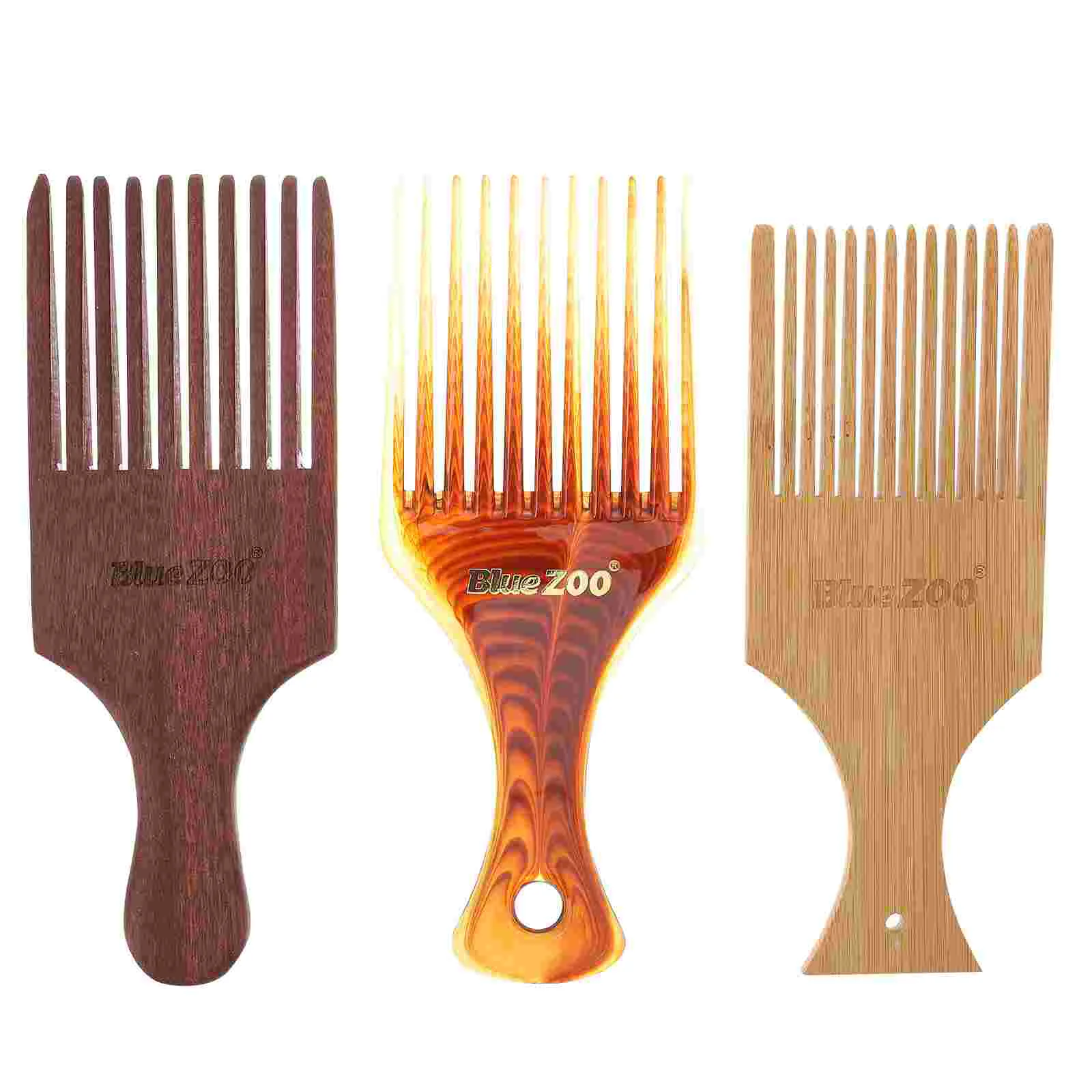 

Hair Comb Pick Afro Men Picks Wide Brush Wooden Tooth Women Set Curly Lift Combs Smooth Styling Hairdressing Natural No