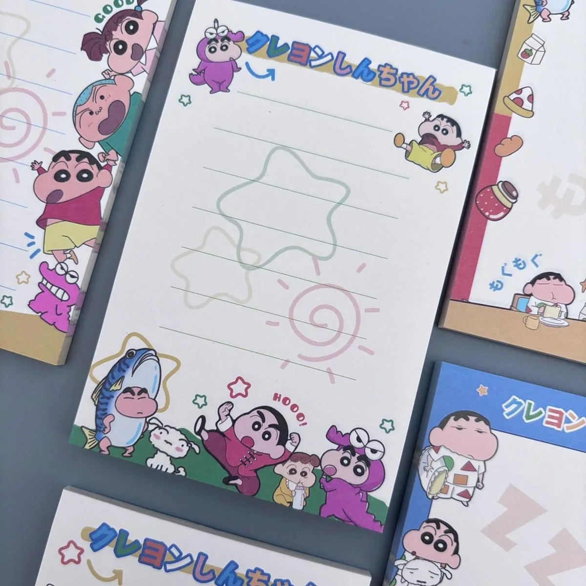 Карандаш Shin Chan A7 блокнот в стиле аниме маленький Kawaii отрывной неклейкий с героями