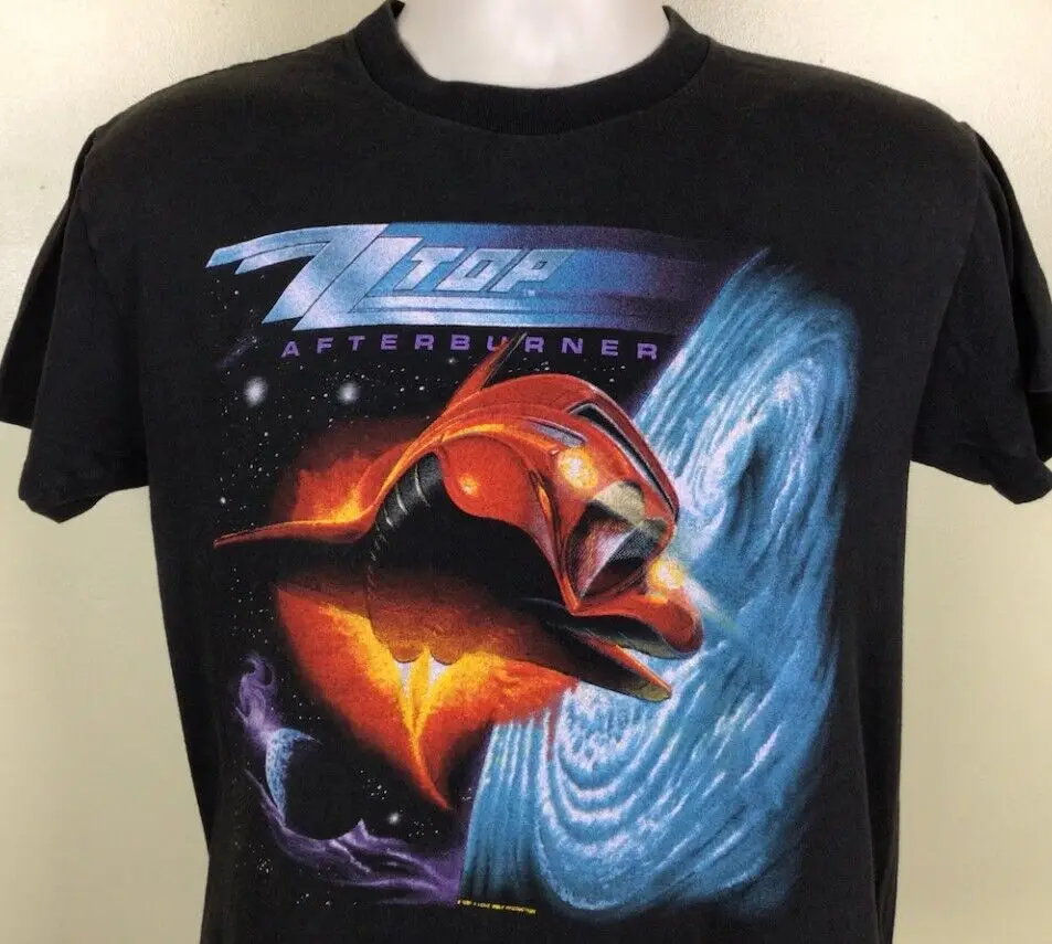 Модифицированная 2-сторонняя 1986 ZZ футболка для концерта после горелки унисекс