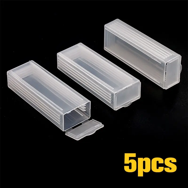 

5 шт. портативный лабораторный ABS фотодержатель Диспенсер Коробка 5 шт. слайды