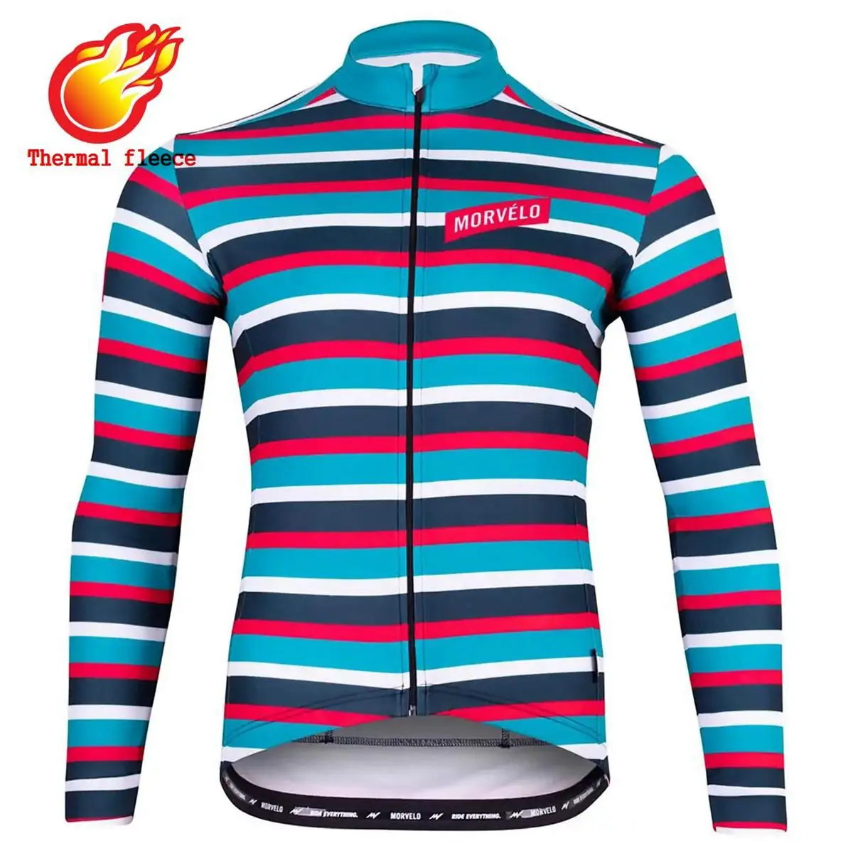 

Winter thermal Fleece Cycling Clothing 2022 Bicycle Sports MTB Race Pro team Men’s Jersey morvelo Maillot ciclismo mangas largas