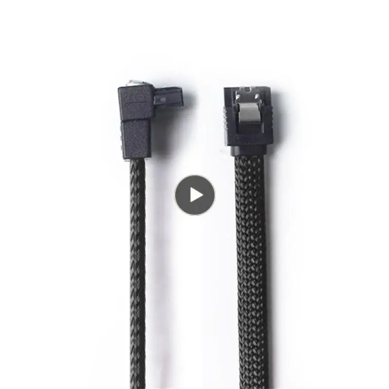 

With Shrapnel Hard Disk Data Cable 8 Core Double Head Lock Ssd Data Cable Durable Won't Tangle Computer Hardware Hard Drive