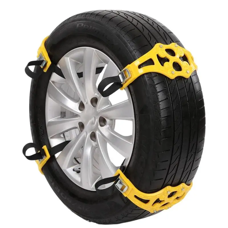 

Car Tire Chains Anti-skid Safety Double Buckle TPU Chains Winter Roadway Safety Tire Snow Snap Skid Wheel Chains For SUV Truck