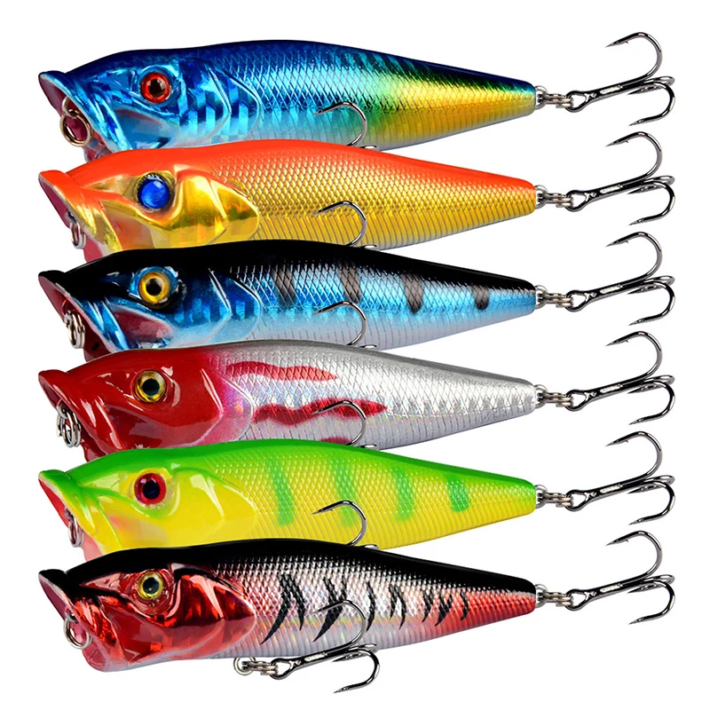 

1PC Big Popper Fishing Lure artificial fishing bait Crankbait Wobblers hook Lure