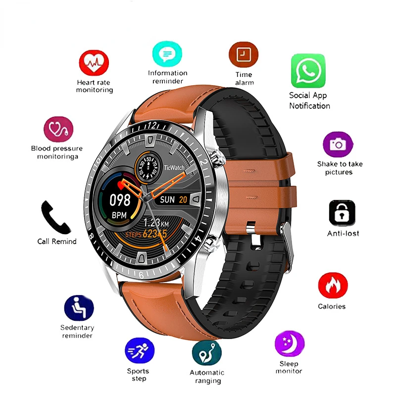 

Смарт-часы I9 с сенсорным экраном, пульсометром и оксиметром