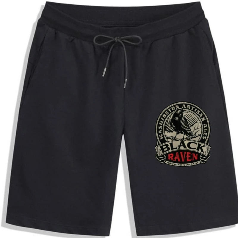 

NEW BLACK RAVEN BEER MAN WOMAN Shorts USA Pure cotton EM1
