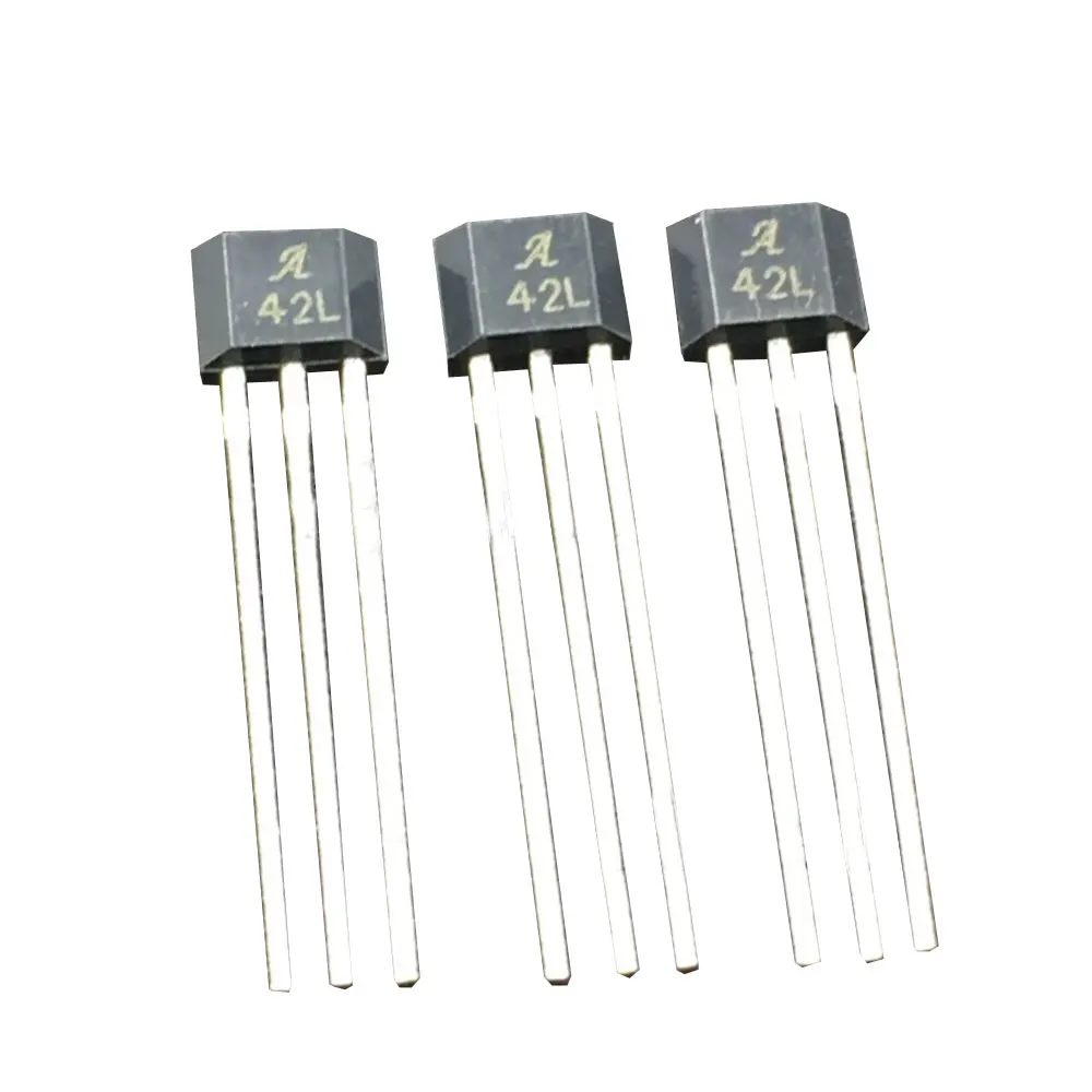 

10pcs 100% orginal new real stock Hall element A3142LUA-T A3142 silk screen A42L TO-92 magnetic sensor