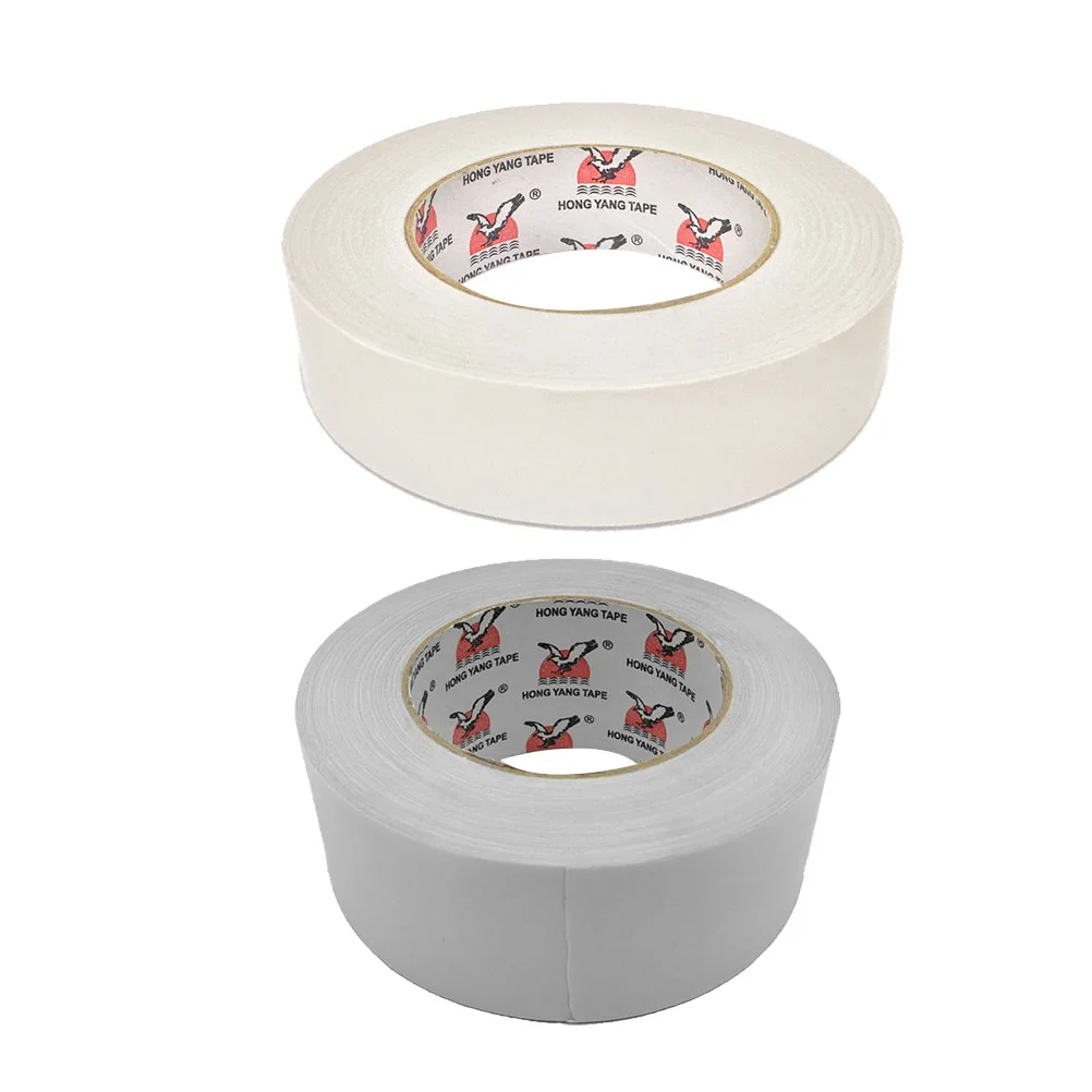 

2 Pcs Dual-sided Tape Practical Anti-aging 25M Carpet Floor Tape DIY Cloth Stage Tape Adhesive Tapes for Pipe Industrial