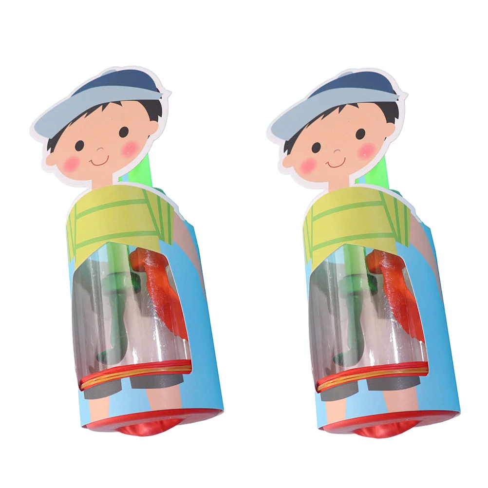

2 Sets Lung Breathing Model Assembly Toy Mannequin Materials Assembled Mold Kids Teaching Rubber Band Educational Tool Student