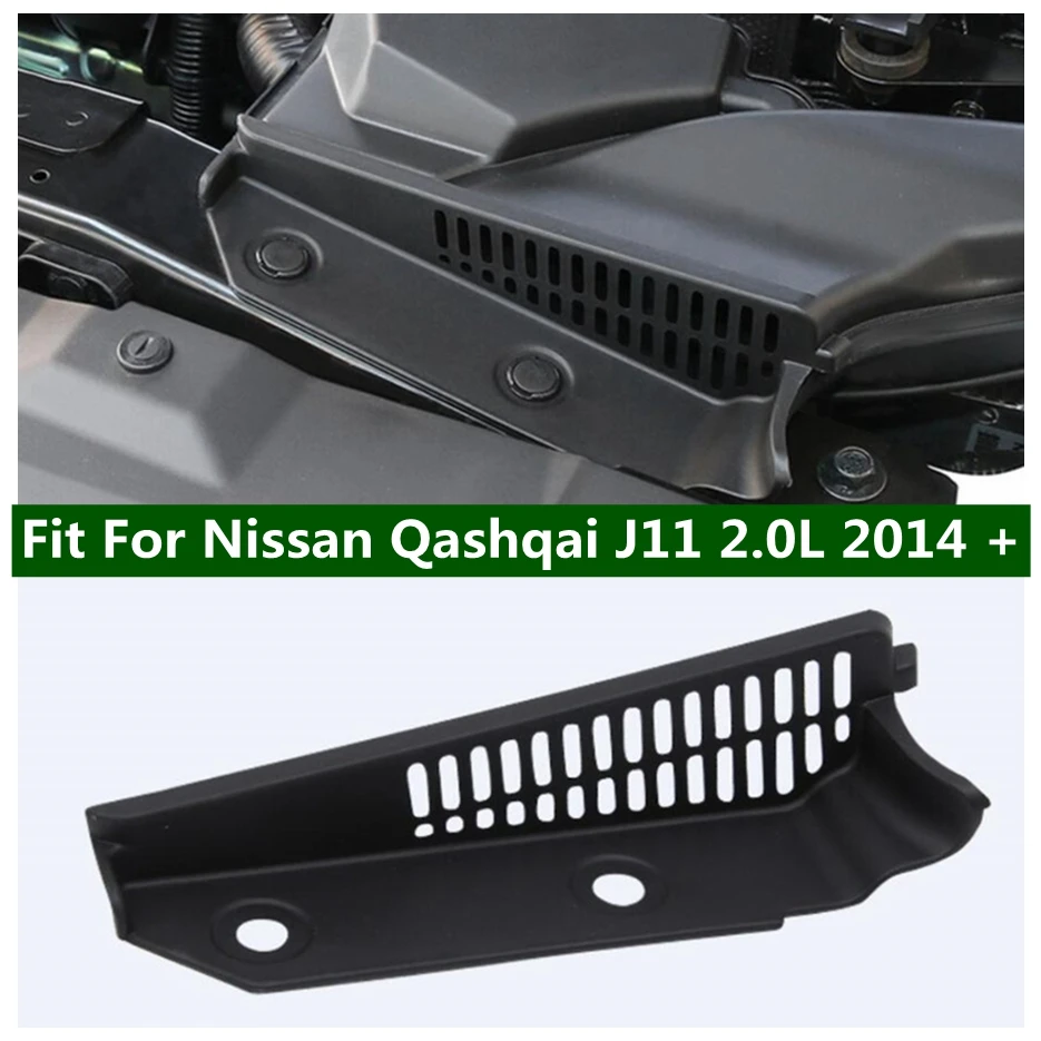 

Car Styling Engine Warehouse Air AC Inlet Vent Protection Kit Fit For Nissan Qashqai J11 2.0L 2014 - 2020 Black Accessories