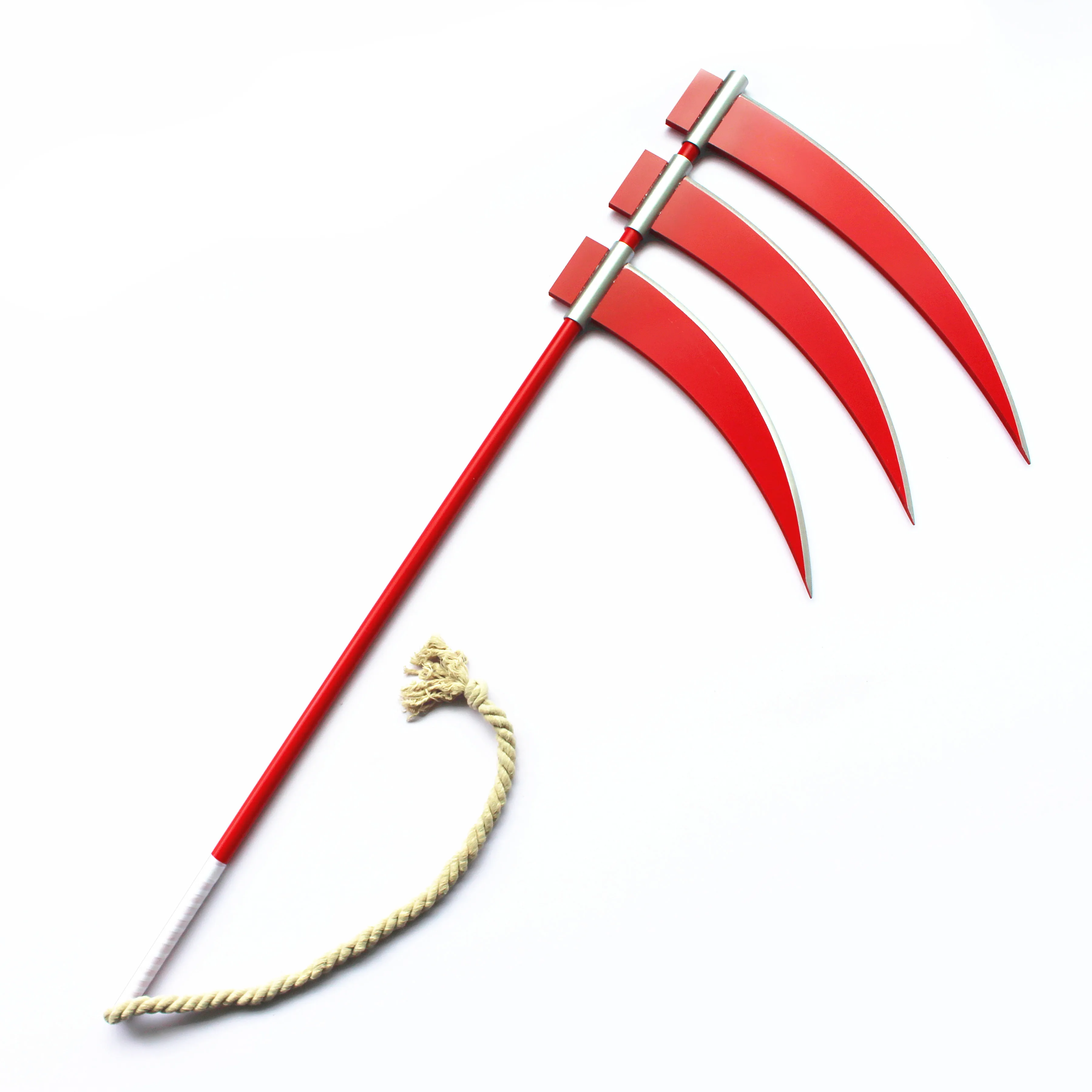 

Hidan Тройная лезвия Scythe реквизит для косплея