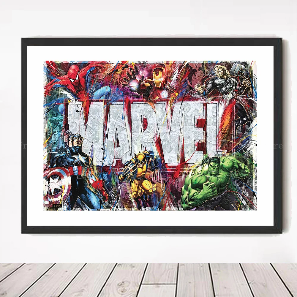 Постеры из мультфильма Человек-паук Disney Картина на холсте настенные