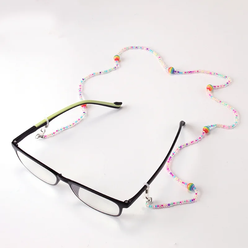 

2022 New Fashion Chic Womens Gold Silver Sunglasses Chains Reading Beaded Glasses Chain Eyewear Cord Lanyard Eyeglasses Necklace