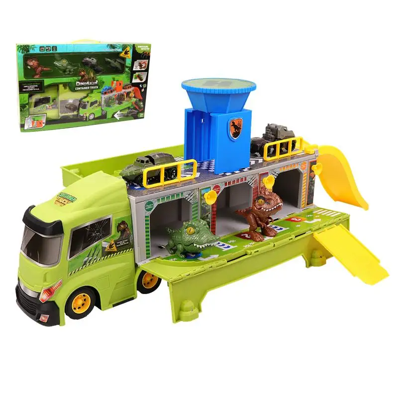 

Dino Trucks For Boys Dinasour Cars For Boys Dinosaur Dump Truck Deepen Parent-Child Relationship Inspire Imagination & Creativit