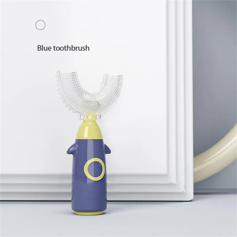 

U-образная мягкая щетинка, детская зубная щетка, силиконовая детская зубная щетка, инструкция по чистке зубов