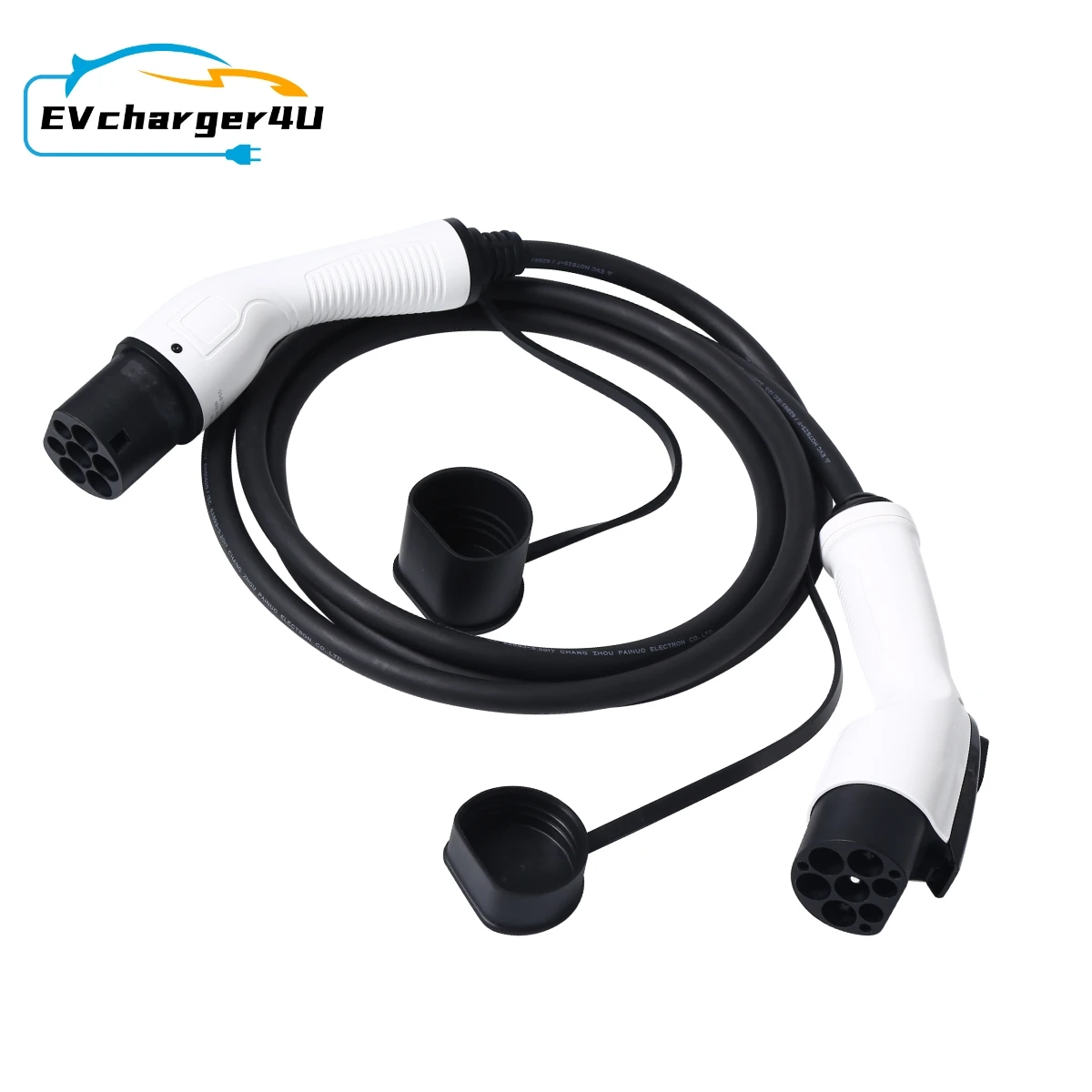 EVcharger4U Type2 к GBT Кабель для зарядки EV 1 фаза 32A 10M 7 кВт Шнур электромобиля Type 2 GB/T EVSE
