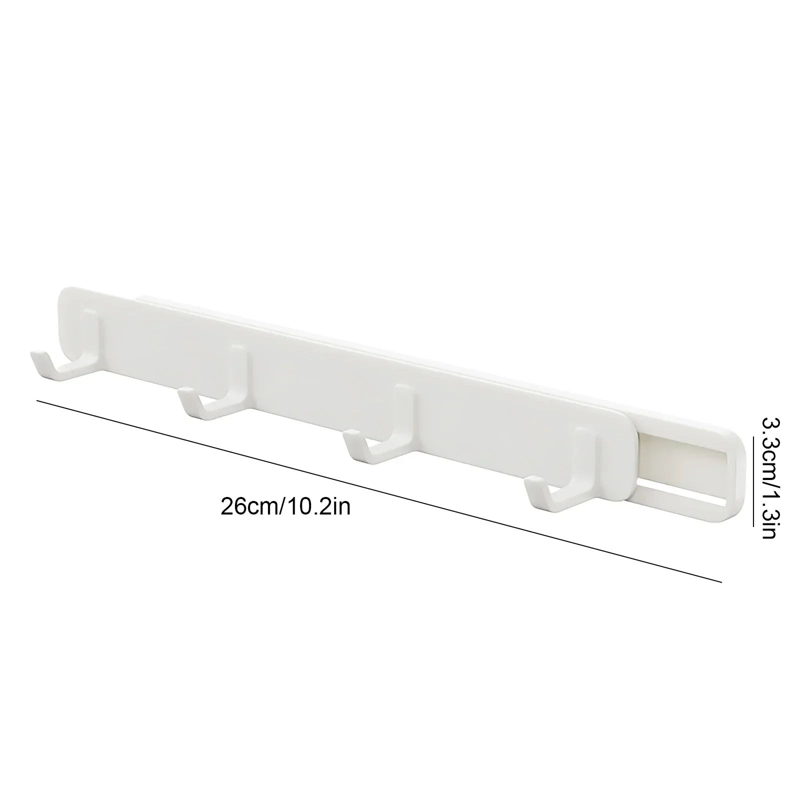 

Крючки выдвижные самоклеящиеся 4 шт