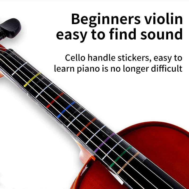 

Viola Fretboard Sticker Beginner Pronunciation Position Stickers Transparent Sticker Without Leaving Glue