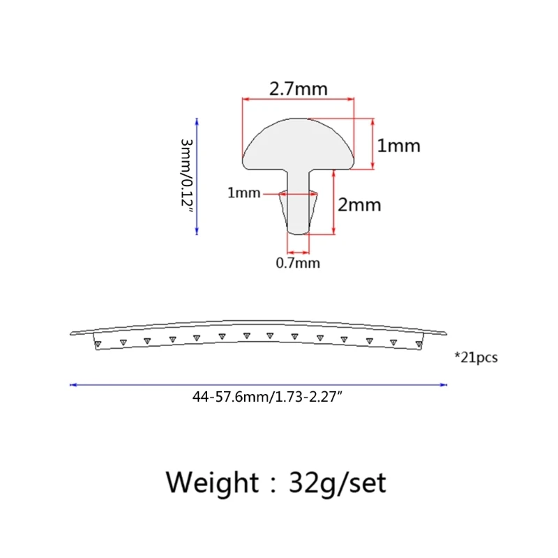 21 шт. провода для гитарных ладов 2 7 мм лад наборы из нержавеющей стали