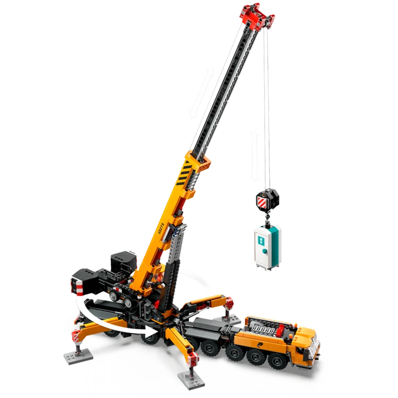 Конструктор LEGO City 60409 желтый с мобильным краном игрушки для детей 9 + лет (1116 шт.)