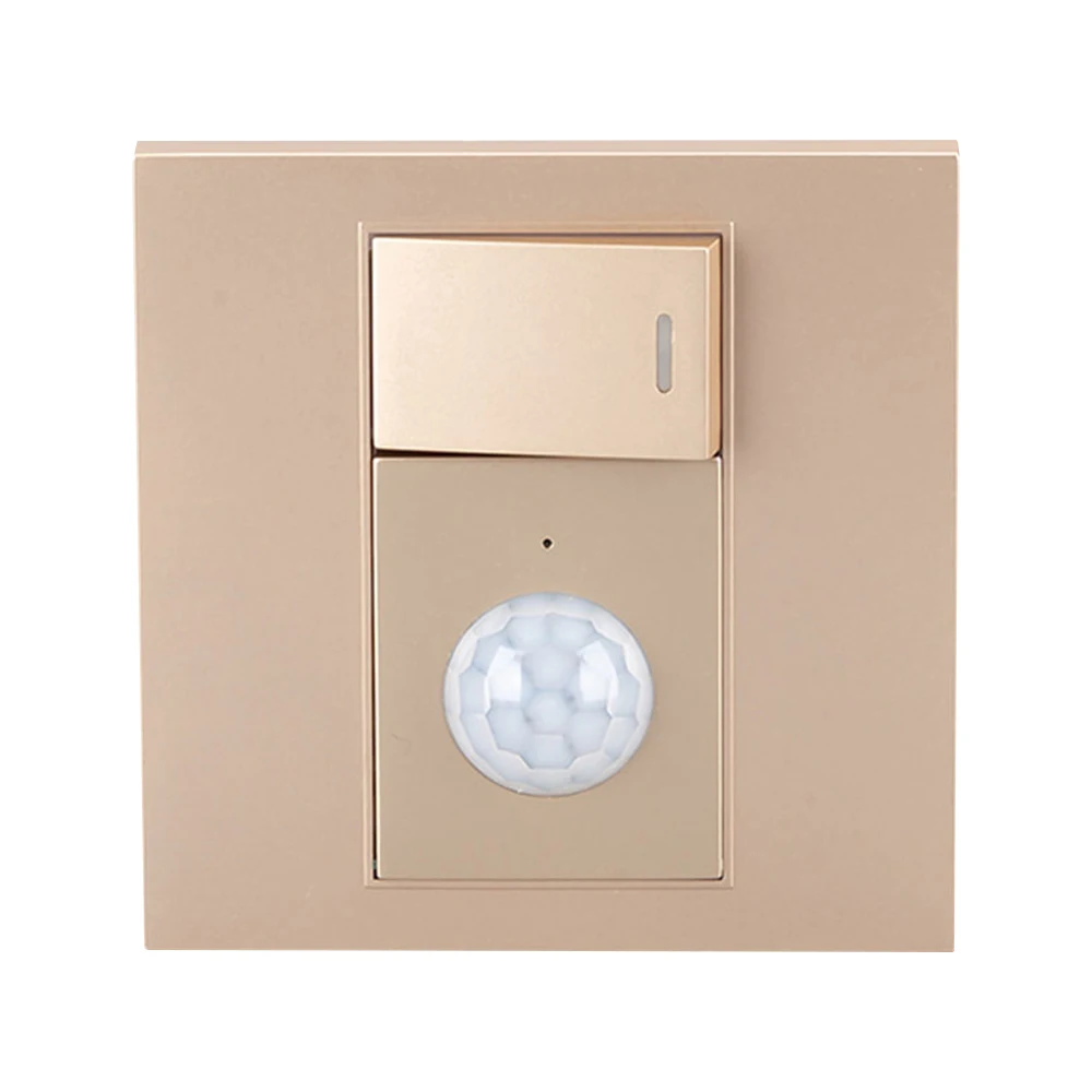 

Motion Sensor Light Switch PIR In Wall Sensor Switch Occupancy Sensor Light Switch AC110-240V for Household