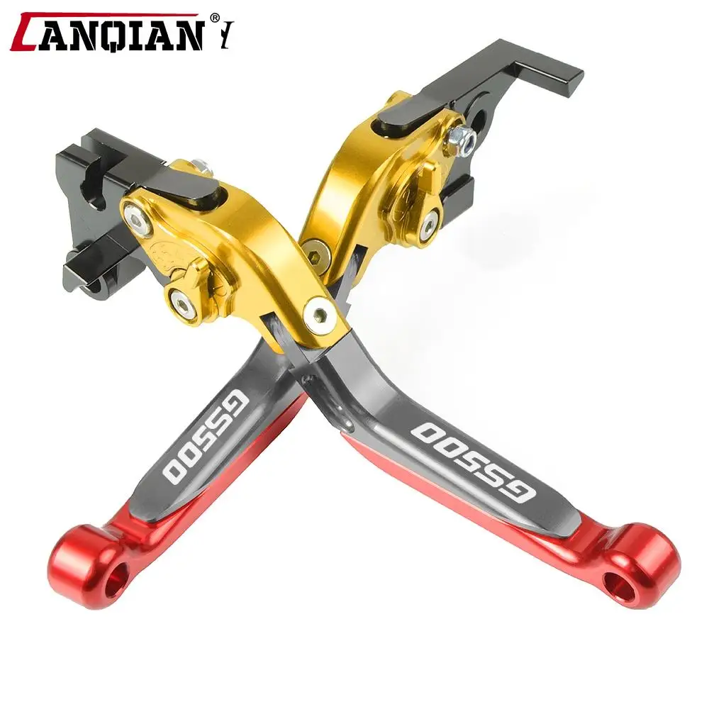 Для Suzuki GS500 1989 1990 1991 992 1993 1994 1995 1996-2008 с логотипом аксессуары для мотоциклов CNC Регулируемые рычаги тормозного сцепления