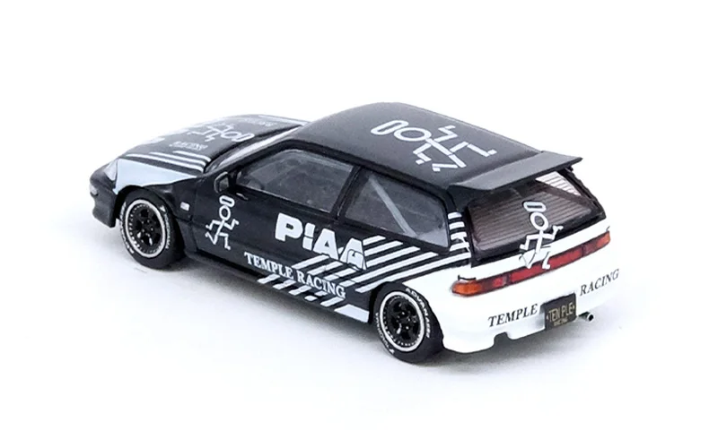 INNO 1:64 Honda CIVIC EF9 TEMPLE RACING Alloy Модель автомобиля Коллекция подарок