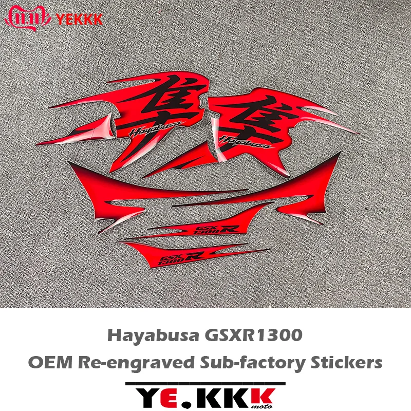 

For SUZUKI Hayabusa GSXR1300 1300R 2008-2022 New Motorcycle Stickers Decals OEM Re-engraved Sub-factory Stickers Full Car