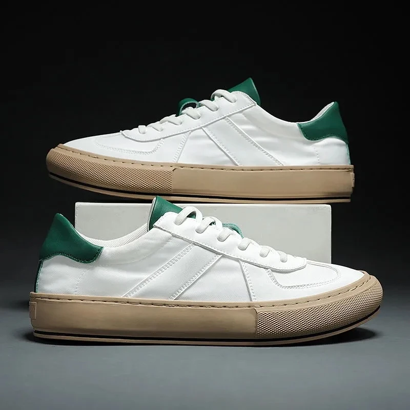 

Summer Comfortable Sports Shoes Driving Fashion Vulcanized Casual Shoes Breathable Small White Canvas Shoes 2022 New Men'S Shoes