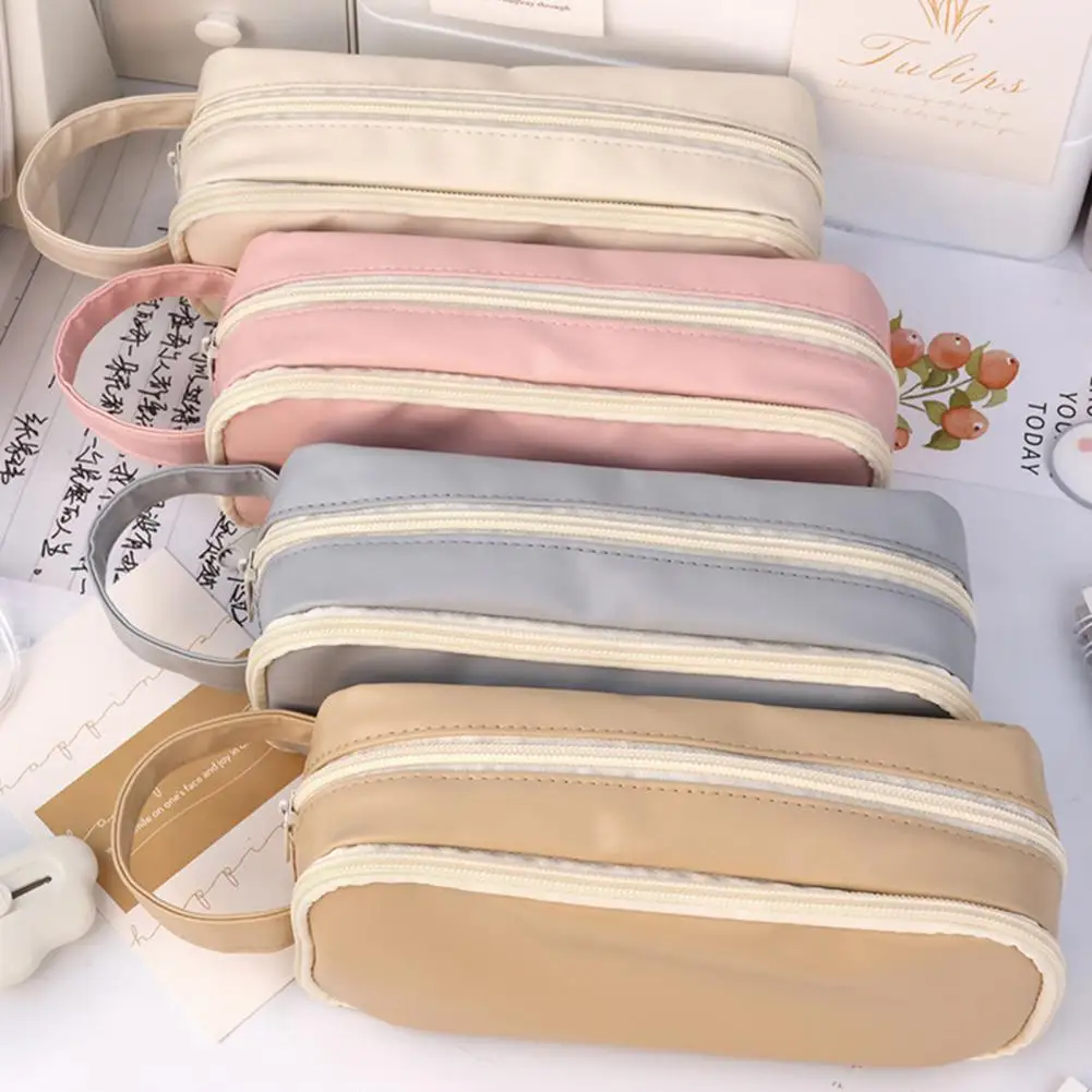 Прозрачный карандаш огромная емкость фоторучка чехол для студентов