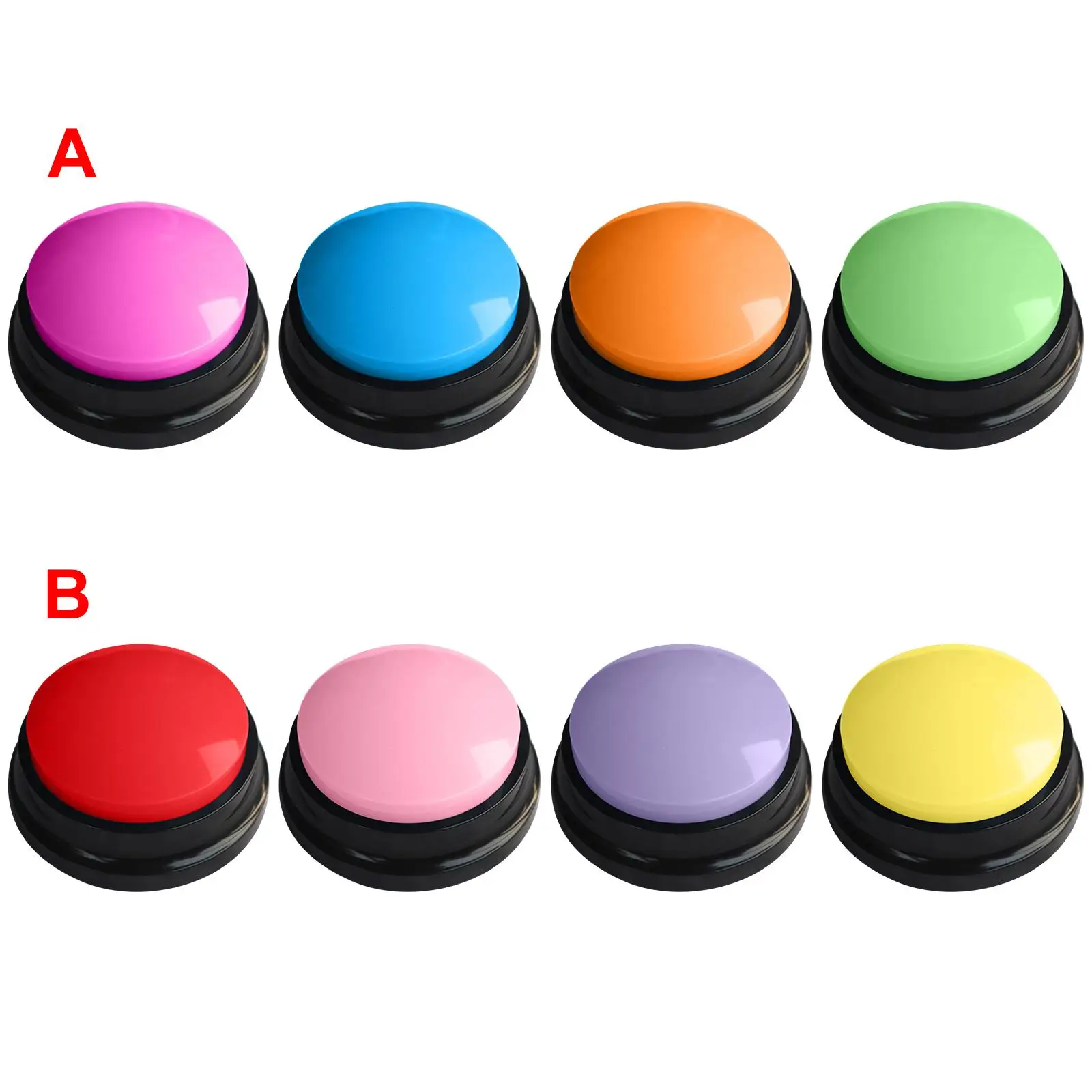 

Recordable Talking Button Child Interactive Toy Phonograph Answer Buzzers Portable Recording Sound Button Party Noise Makers
