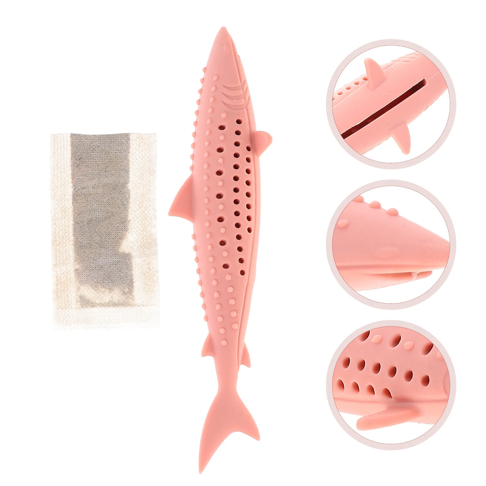 

Cat Toy Toys Chew Kitten Catnipfish Interactive Teething Cats Stuff Silicone Teaserplaything Pet Biting Teether Chewing