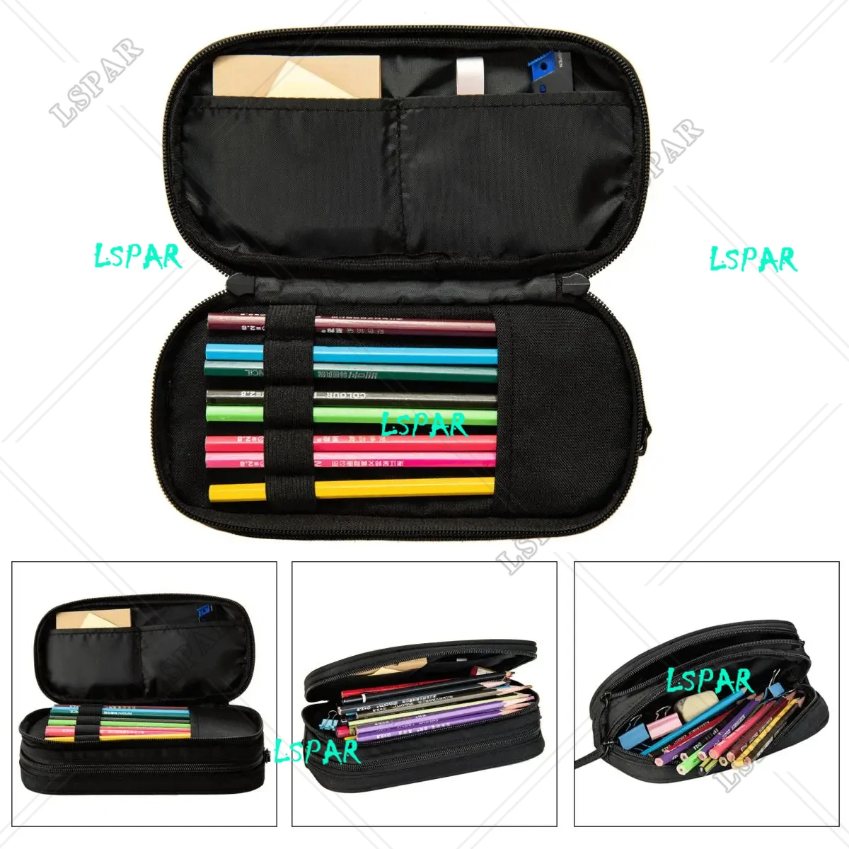 Пенал для врачей медсестер большие размеры двойной слой Школьные Аксессуары