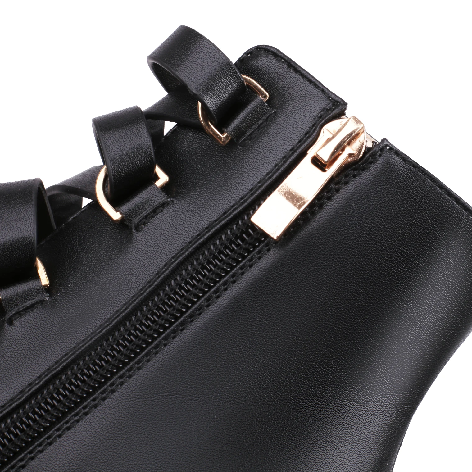 Sexy Pumps Women Club Platform Shoes Bandage Lengthen Leg Thickened High Heels Leather Size 34-43 Spring Autumn Boots