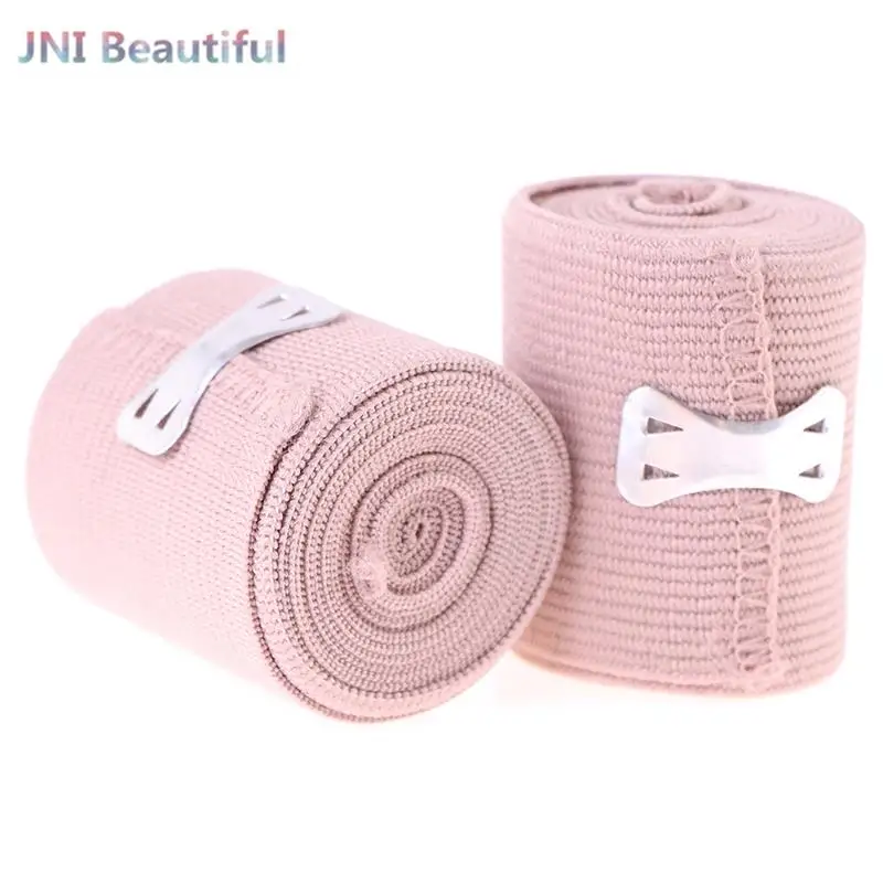 

1 Roll High Elastic Bandage Wound Dressing Outdoor Sports Sprain Treatment Emergency Muscle Tape For First Aid Kits Accessories