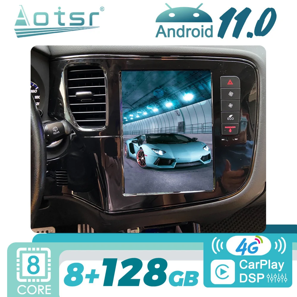 Per Mitsubishi Outlander 2013 - 2018 Autoradio Android ricevitore Stereo Autoradio GPS Navi Multimedia lettore Video unità principale