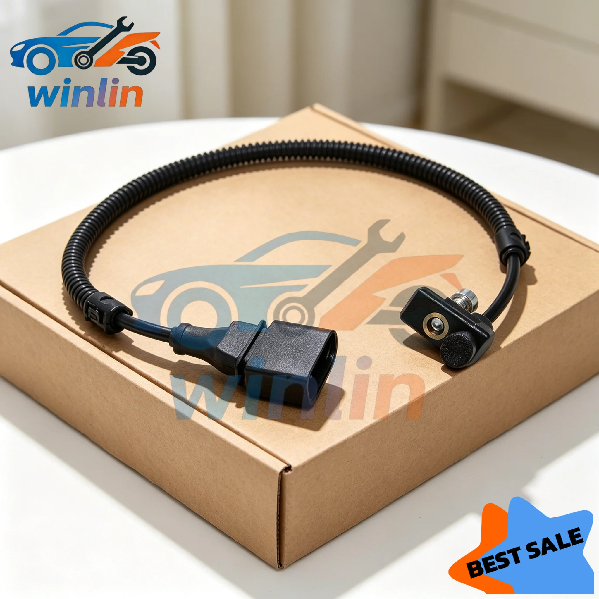 Фото Датчик CKP 030957147S для VW Golf, Polo, Caddy, Seat Arosa 030957147G, новый №2