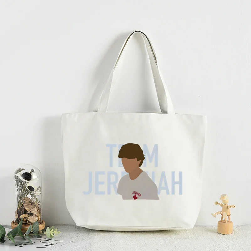 Многоразовая женская сумка для покупок с принтом команды бумаги