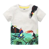 baby shorthalf sleeves t shirt for summer hot sale kid cartoon elephant tshirt childrens cotton topstees
