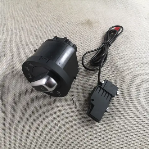 for Golf MK5 MK6 Passat B6 B7 CC Touran Caddy Tiguan Chrome Headlight Switch 5ND941431B add Auto function Control Knob