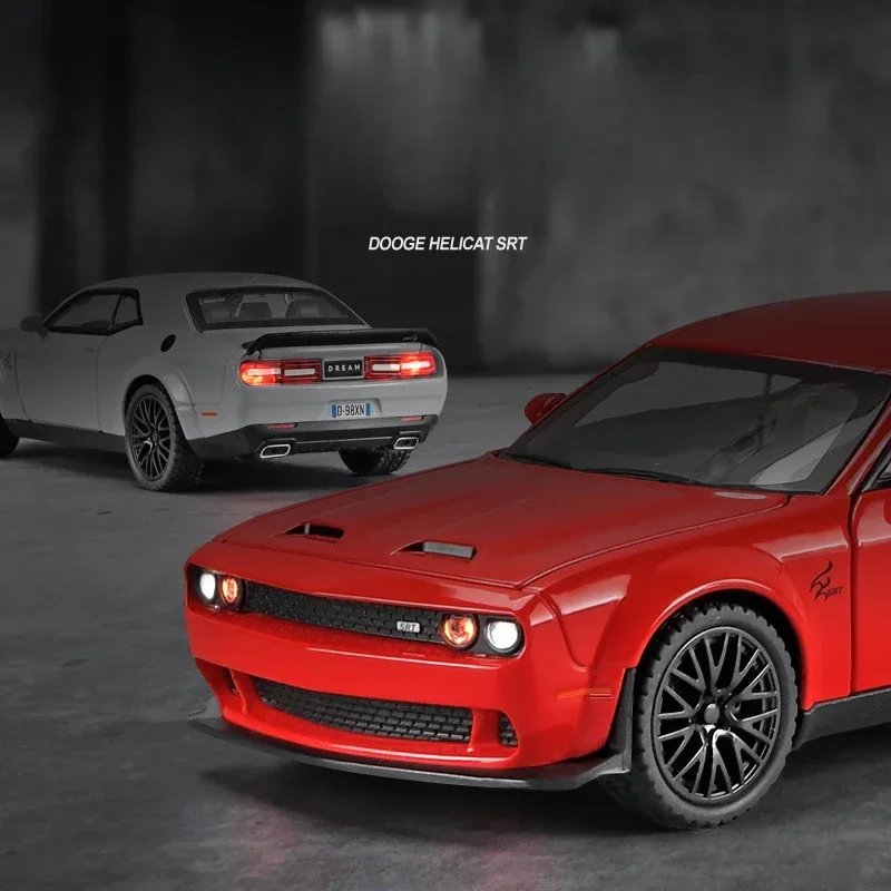 Dodge Hellcat SRT модель автомобиля из сплава имитация масштаба 1:32 литые игрушки