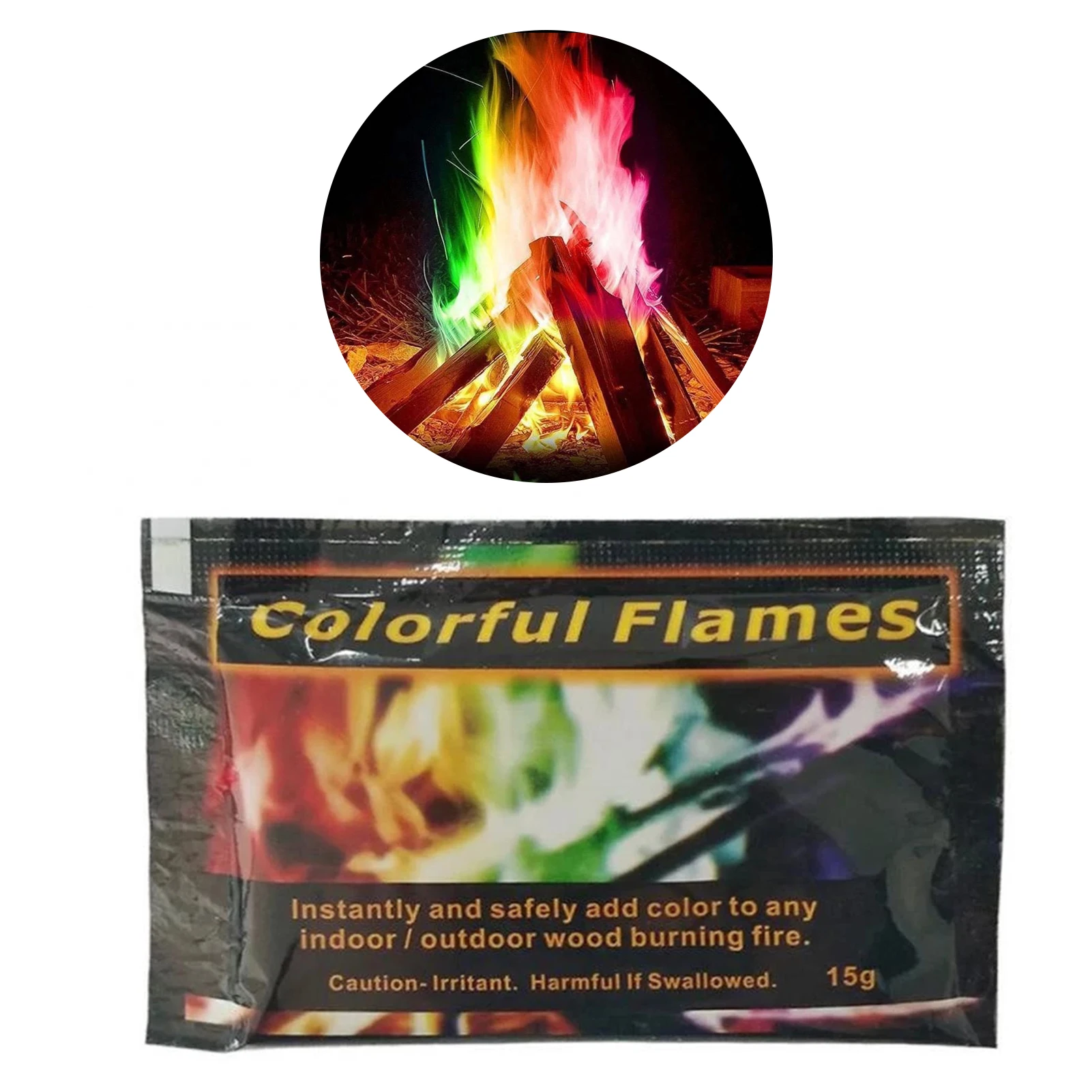 

Flame Color Change Agent Coloured Party Beach Fire Color Changing Powder Bonfire Tricks Toy For Magician Fire 15/25/30g