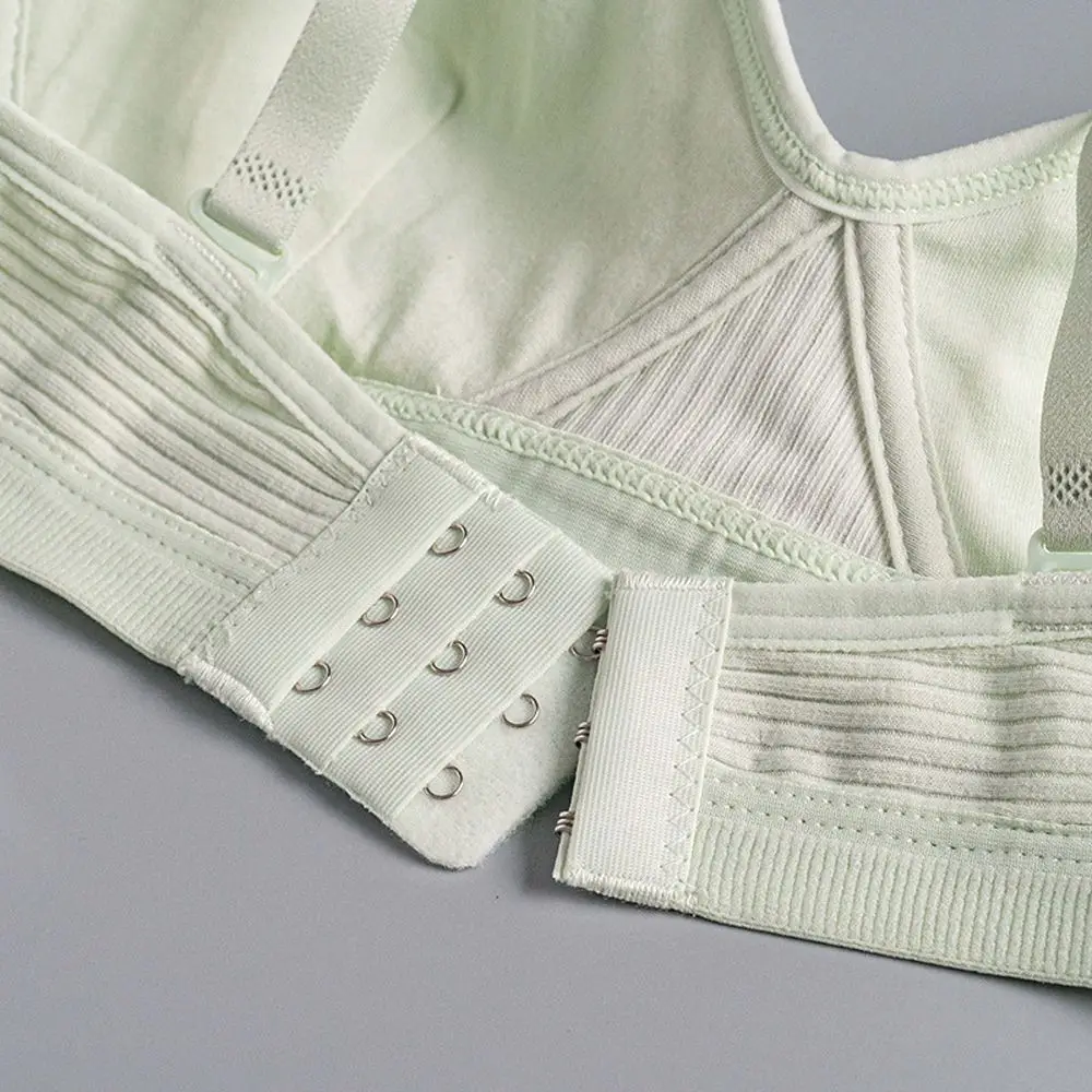 Дышащий спортивный бюстгальтер без костей с треугольной чашкой и глубоким