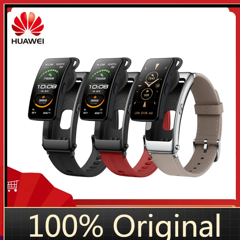 

Смарт-браслет Huawei TalkBand B6, спортивный браслет с поддержкой Bluetooth, с AMOLED экраном