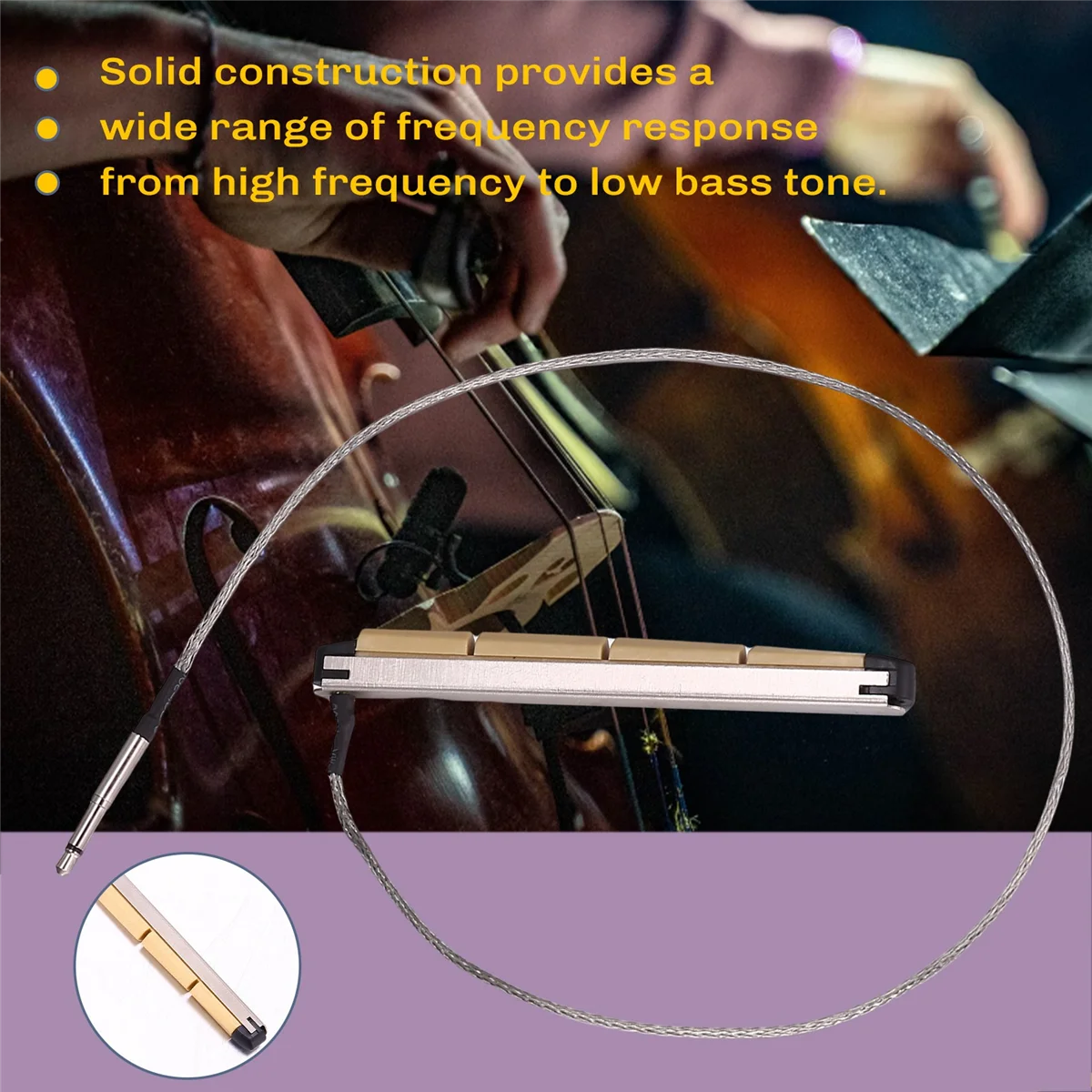 Акустическая бас-гитара пьезогитара