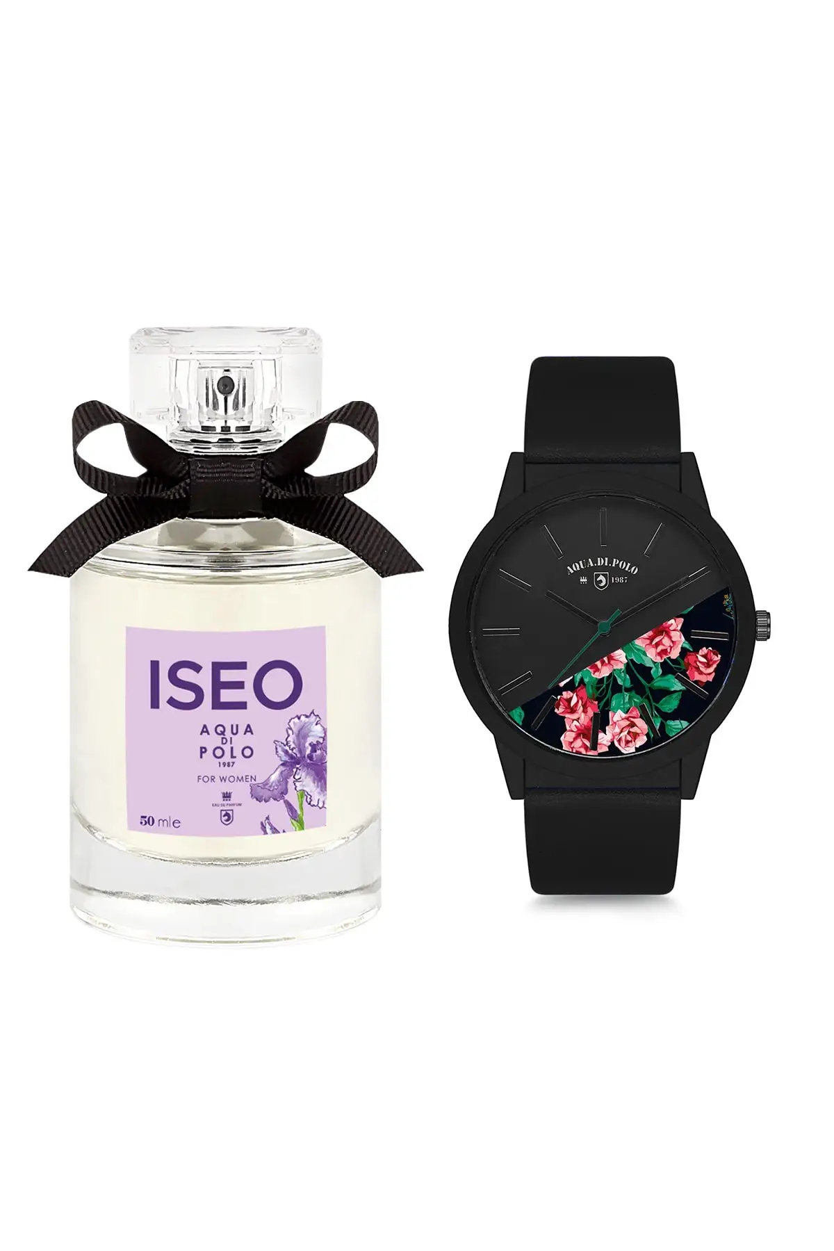 

2022 Watches Women's Black Flower and Iseo EDP ML Women Perfume New Fashion Stylish Brand Top Quality Wristwatches