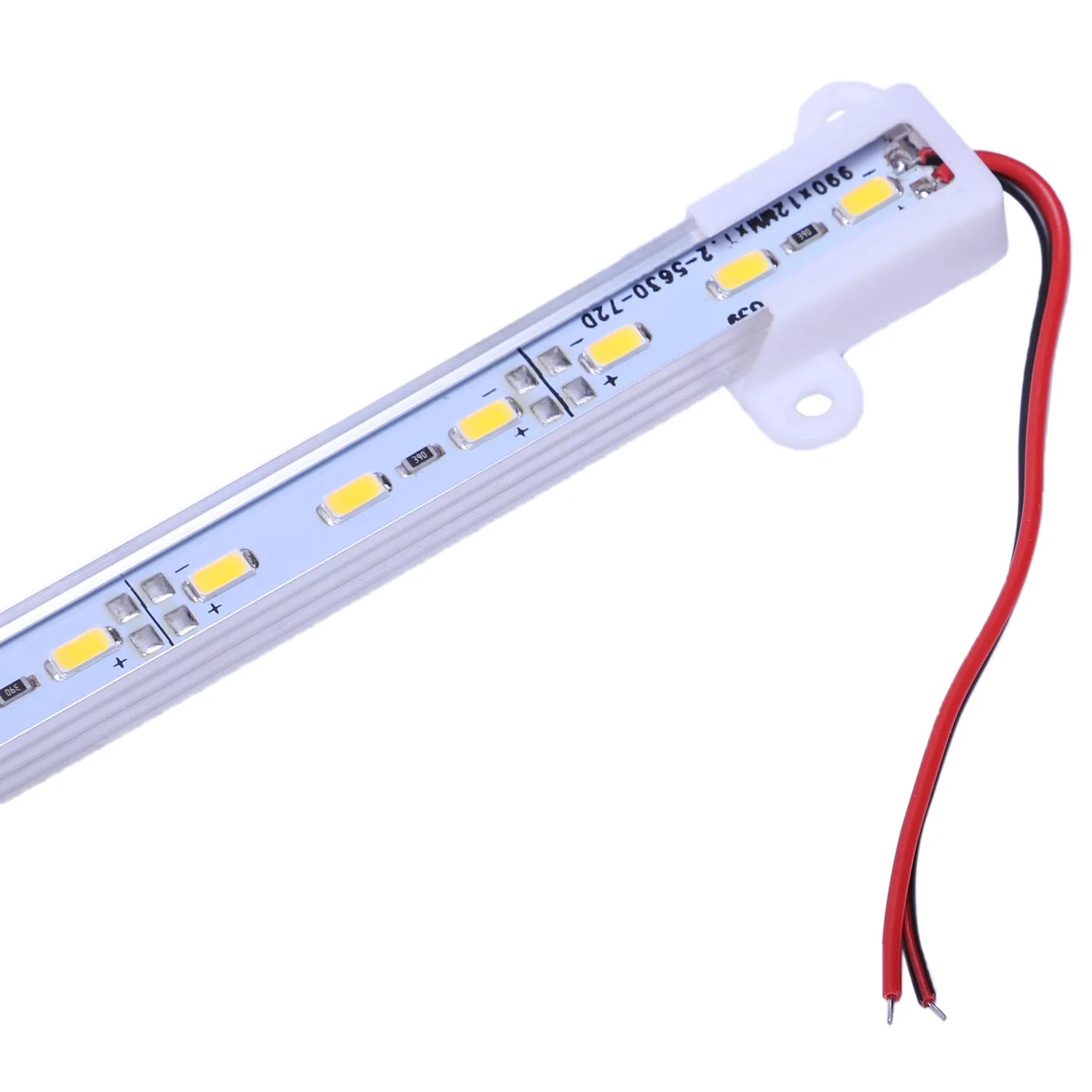 50 СМ 12 В 36 светодиодов 5630 SMD Жесткая полоса света Алюминиевый жесткий теплый белый