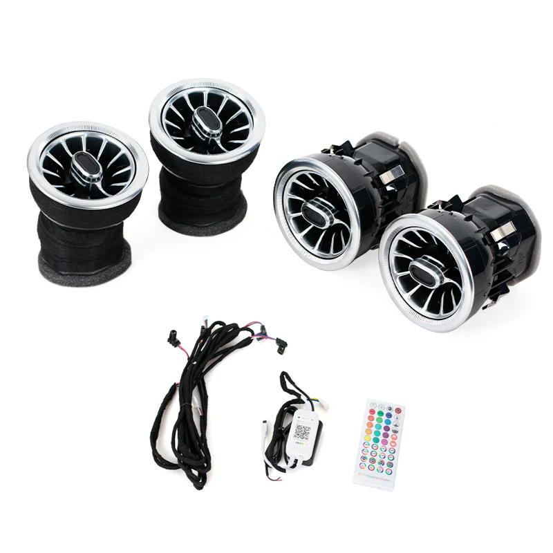 

Светодиодный окружающий свет для Mercedes-Benz Sprinter, передний кондиционер, вентиляционное отверстие, окружающий свет, турбо, внутренняя отделка, автомобильные аксессуары