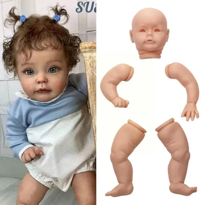 Фото 22-дюймовый комплект Suesue Reborn от Natali Blick пустые ножки N1 и формы Мэгги Девушка полный рук подарок Незаконченный милый Z8j0 №5