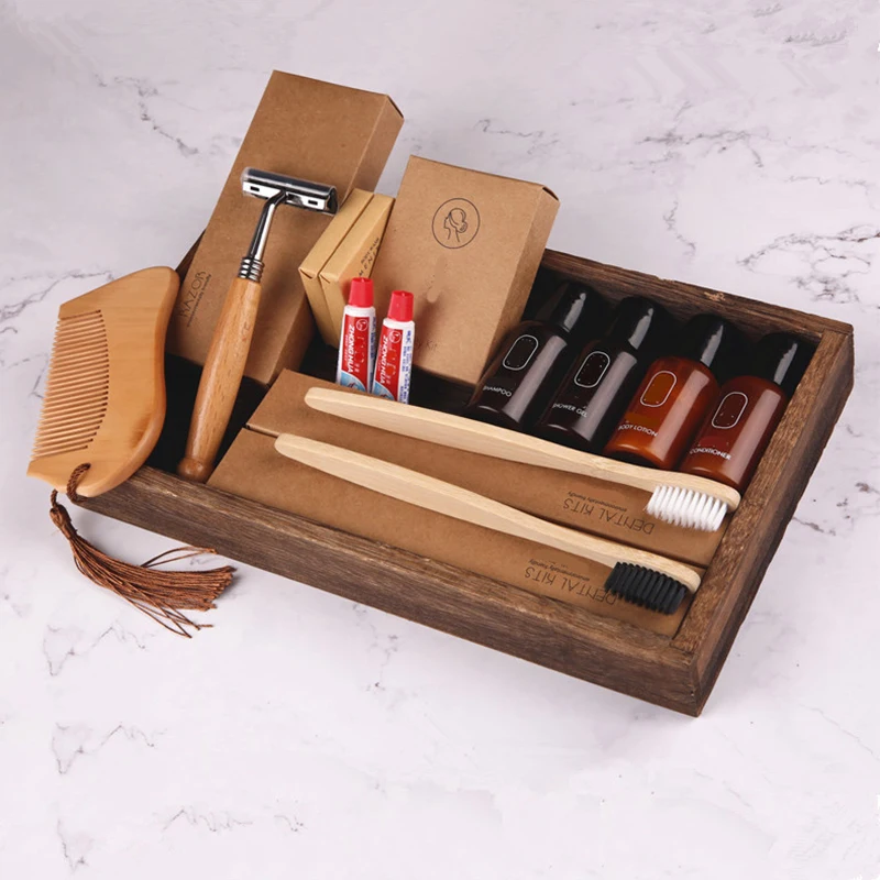 Экологичная бамбуковая зубная щетка-отдельная коробка с ультрамягкой